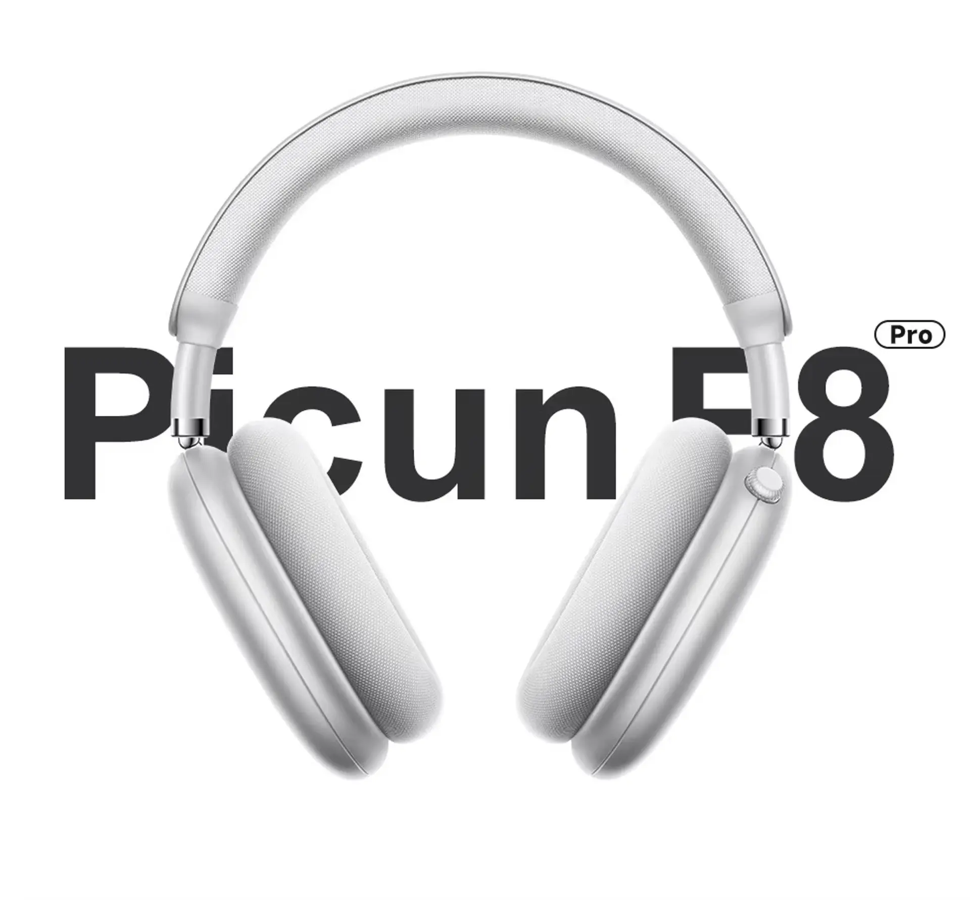 Picun F8 Pro ANC Wireless Headphones Head Tracking 3D Spatial Audio -52dB