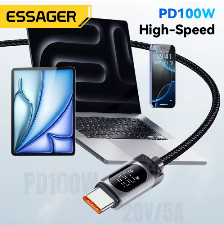 Cabo Essager USB-C 100W Power Display